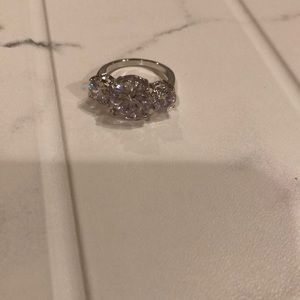 3 stone ring - cubic zirconia